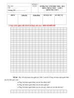 KTCKI-TIẾNG VIỆT -LỚP 2