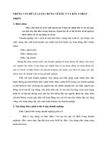 NHỮNG VẤN ĐỀ LÝ LUẬN CHUNG VỀ ĐẦU TƯ VÀ ĐẦU TƯ PHÁT TRIỂN