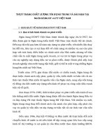 THỰC TRẠNG CHẤT LƯỢNG TÍN DỤNG TRUNG VÀ DÀI HẠN TẠI NGÂN HÀNG ĐT và PT VIỆT NAM