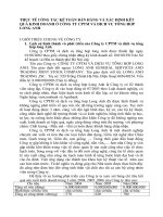 THỰC TẾ CÔNG TÁC KẾ TOÁN BÁN HÀNG VÀ XÁC ĐỊNH KẾT QUẢ KINH DOANH Ở CÔNG TY CPTM VÀ DỊCH VỤ TỔNG HỢP LONG ANH