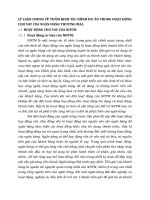 LÝ LUẬN CHUNG VỀ THẨM ĐỊNH TÀI CHÍNH DỰ ÁN TRONG HOẠT ĐỘNG CHO VAY CỦA NGÂN HÀNG THƯƠNG MẠI