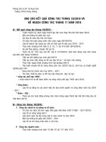 Kế hoạch tháng 11-2010