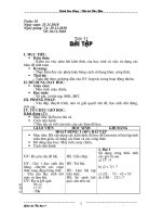 Tiết 31 - Bài tập