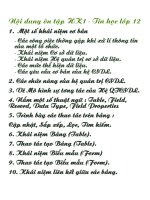 NOI DUNG CHINH_ON TAP TIN 12 HKI