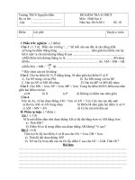 đe kiem tra HH6 tiet 14