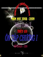 Tiet23 ON TAP CHUONG I HH8