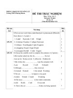 De tieng anh thi huyen moi doc