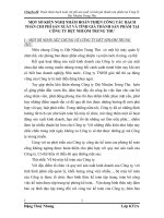 MỘT SỐ KIẾN NGHỊ NHẰM HOÀN THIỆN CÔNG TÁC HẠCH TOÁN CHI PHÍ SẢN XUẤT VÀ TÍNH GIÁ THÀNH SẢN PHẨM TẠI CÔNG TY DỆT NHUỘM TRUNG THƯ