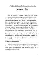 Lịch sử hình thành & phát triển của Quan hệ Tiền tệ