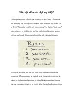 Siết chặt kiểm soát - lợi hay thiệt?