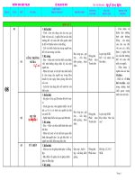 KE HOACH BO MON MOI ( Co tich hop bao ve moi truong, chuan kien thuc, ky nang)