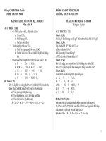6 Đề tham khảo HÓA 8 HKI