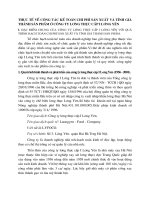 THỰC TẾ VỀ CÔNG TÁC KẾ TOÁN CHI PHÍ SẢN XUẤT VÀ TÍNH GIÁ THÀNH SẢN PHẨM Ở CÔNG TY LƯƠNG THỰC CẤP I LƯƠNG YÊN