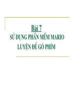 luyen go 10 ngon bang Mario