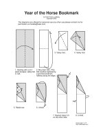 Nghệ thuật xếp hình Nhật Bản:horse_bookmark_2