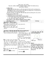 Tiết 26:Dấu hiệu nhận biết tiếp tuyến của đường tròn