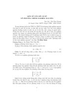 Cơ Sở PT Nghiệm Nguyên