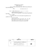 Đề kiểm tra hk  toán 10