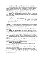 Hướng dẫn ôn tập Hình học 9 Học kỳ I ( Dành cho học sinh)