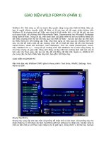 Giao diện Wild Form FX phần 1