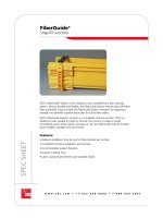 FiberGuide® Snap-Fit Junction