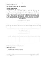 ĐẶC ĐIỂM TỔ CHỨC BỘ MÁY KẾ TOÁN