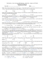 ĐỀ KHẢO SÁT HỌC KÌ I