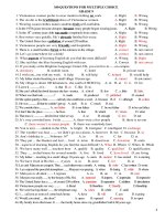 100 cau trac nghiem for 9 (P)