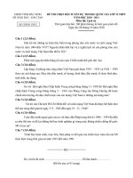 Đề +ĐA chọn HSGQG môn Lịch sử-BN-2010-2011