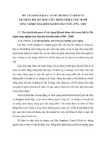 YÊU CẦU KHÁCH QUAN VÀ CHỦ TRƯƠNG CỦA ĐẢNG