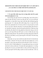 ĐỊNH HƯỚNG PHÁT TRIỂN DOANH NGHIỆP NHỎ VÀ VỪA ĐẾN 2010 VÀ CÁC GIẢI PHÁP CẢI THIỆN MÔI TRƯỜNG KINH DOANH