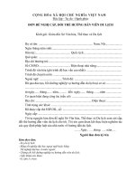 BM.VHTTDL.15. - Đơn đề nghị cấp, đổi thẻ hướng dẫn viên du lịch