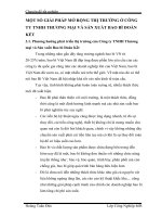 MỘT SỐ GIẢI PHÁP MỞ RỘNG THỊ TRƯỜNG Ở CÔNG TY TNHH THƯƠNG MẠI VÀ SẢN XUẤT BAO BÌ ĐOÀN KẾT