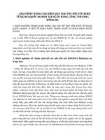 GIẢI PHÁP NÂNG CAO HIỆU QUẢ CHO VAY ĐỐI VỚI KINH TẾ NGOÀI QUỐC DOANH TẠI NGÂN HÀNG CÔNG THƯƠNG ĐỐNG ĐA