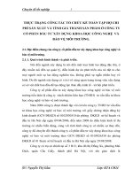 THỰC TRẠNG CÔNG TÁC TỔ CHỨC KẾ TOÁN TẬP HỢ CHI PHÍ SẢN XUẤT VÀ TÍNH GIÁ THÀNH SẢN PHẨM Ở CÔNG TY CỔ PHẦN ĐẦU TƯ XÂY DỰNG KHOA HỌC CÔNG NGHỆ  VÀ BẢO VỆ MÔI TRƯỜNG