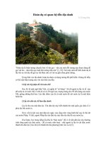 Hoán dụ có quan hệ đến địa danh