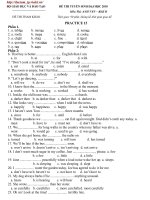 LT cấp tốc Anh 2010 số 43