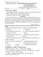 De KT + Bieu diem T TV 2 -GHKI (2010-2011) co kha thi cao