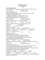 đề KT 1 tiết 11