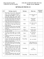 ke hoach thang 12