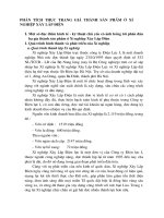 PHÂN TÍCH THỰC TRẠNG GIÁ THÀNH SẢN PHẨM Ở XÍ NGHIỆP XÂY LẮP ĐIỆN