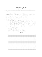 Đề vật lí 9 (hay)