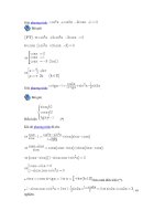 bai giai chi tiet cac dang luong giac