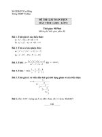 Đề thi HSG máy tính casio