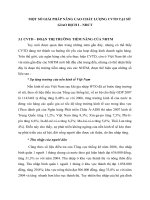 MỘT SỐ GIẢI PHÁP NÂNG CAO CHẤT LƯỢNG CVTD TẠI SỞ GIAO DỊCH I