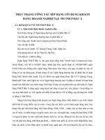 THỰC TRẠNG CÔNG TÁC XẾP HẠNG TÍN DỤNG KHÁCH HÀNG DOANH NGHIỆP TẠI  NH TMCP BẮC Á