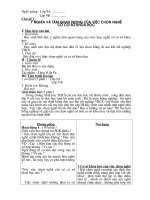 giáo án hướng nghiệp 9