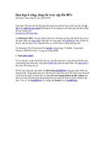 don dep ổ cứng,tăn tốc độ truy cập 80%