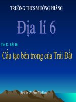 Tiet 12. Cau tao ben trong cua Trai Dat