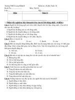 đề kiểm tra lý 8 có đáp án